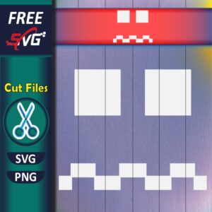 Pacman vulnerable ghost SVG free