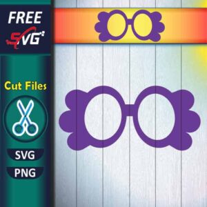 bluey inspired grannies glasses SVG free