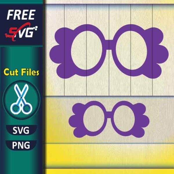bluey inspired grannies glasses SVG free - Free SVG Files
