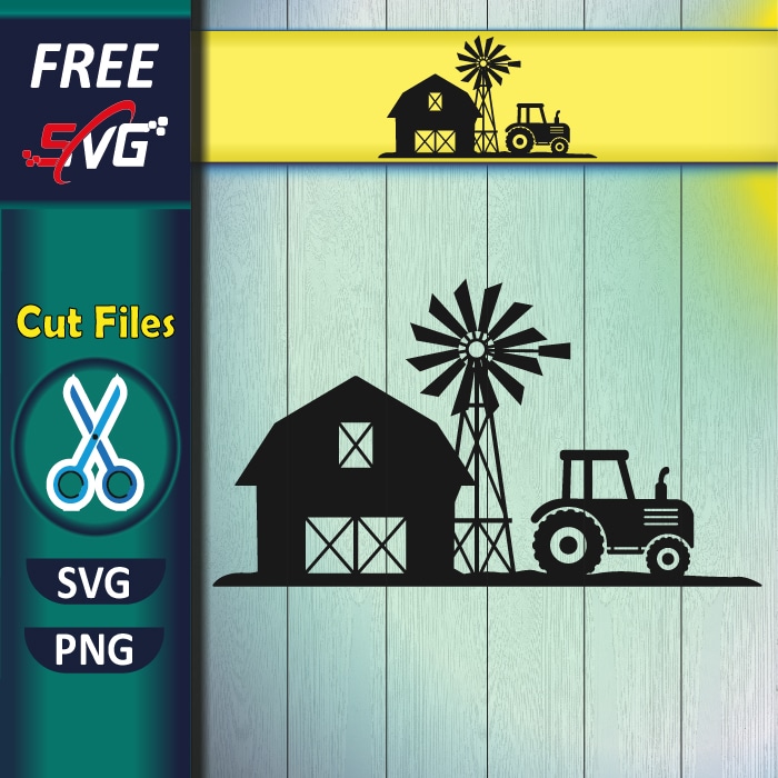 farm life SVG free, farm scene SVG