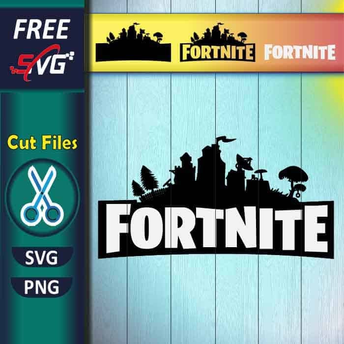 Fortnight SVG free for Cricut, Fortnite silhouette SVG