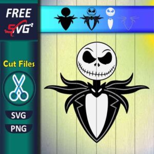Jack Skellington SVG free, The nightmare before Christmas SVG