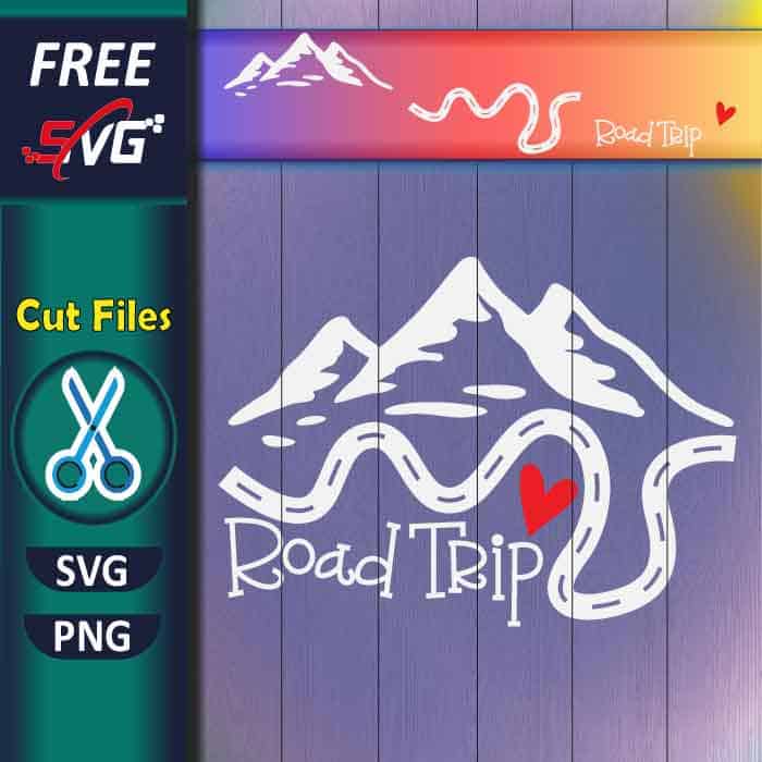 Road trip SVG free, summer vacation SVG