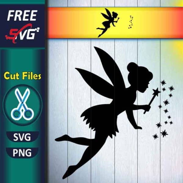 Tinkerbell outline SVG free, Disney fairies tinker bell SVG | Free SVG ...