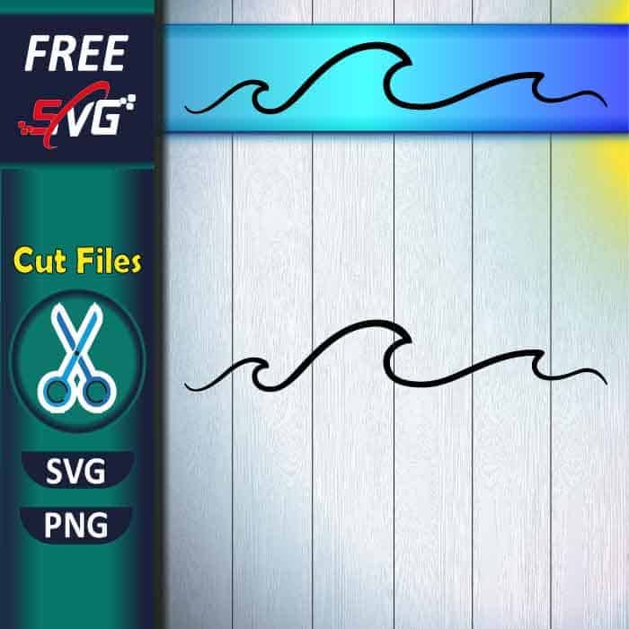 wave SVG free for Cricut, wave shape SVG
