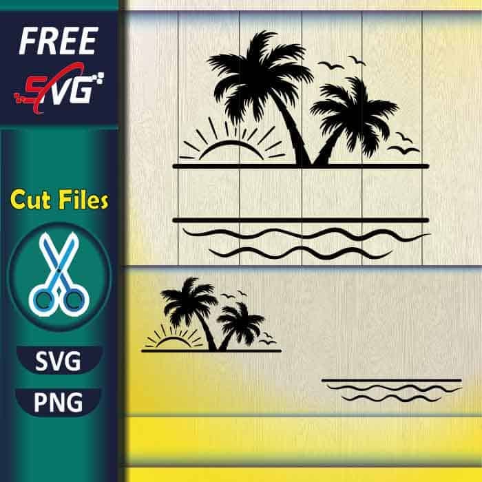free_palm_tree_split_frame_svg_cut_file_for_cricut-sunshine_svg