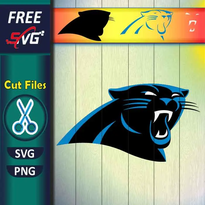Carolina Panthers logo SVG free - NFL Panther logo