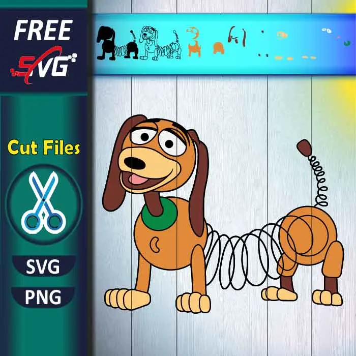 Slinky Dog SVG Free - Disney Toy Story SVG