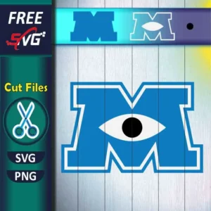 Monsters Inc Logo SVG Free for Cricut