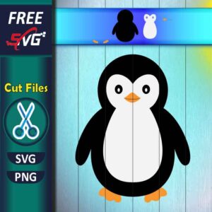 Cute Penguin SVG Free - Penguin Layered file