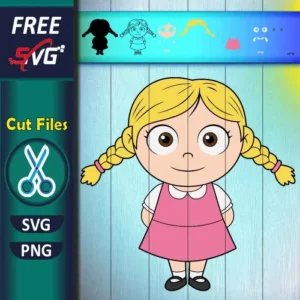 Free Margo Despicable Me SVG PNG for Kids Crafts & Party - Margo SVG for Cricut