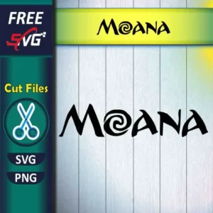 Free Moana Logo Font SVG PNG for Cricut T-Shirts Disney Movie Island Theme